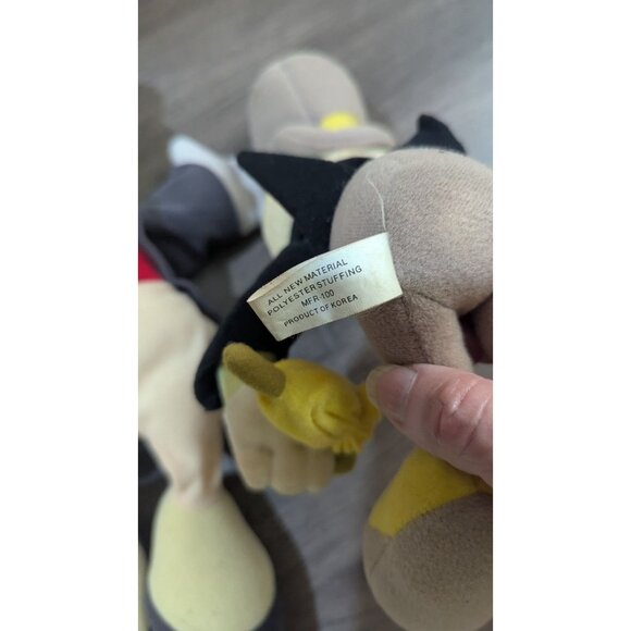 Vintage Walt Disney Jiminy Cricket Plush Puppet Disneyland  Doll Set 15" 10" - Picture 5 of 8